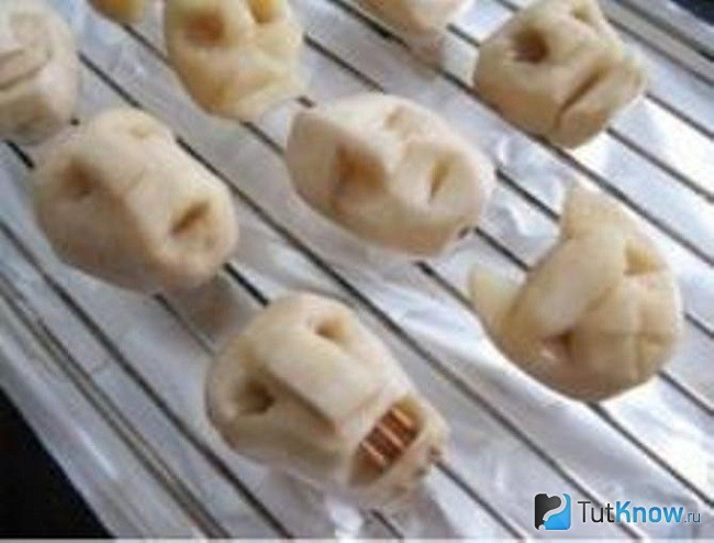 Черепа из картошки Черепа из картошки