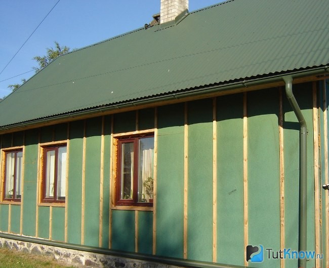 Плиты Изоплат на фасаде