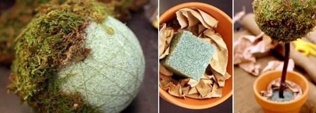 Основа для топиария из мха