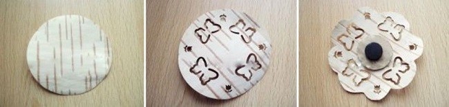 Заготовка из коры для поделки