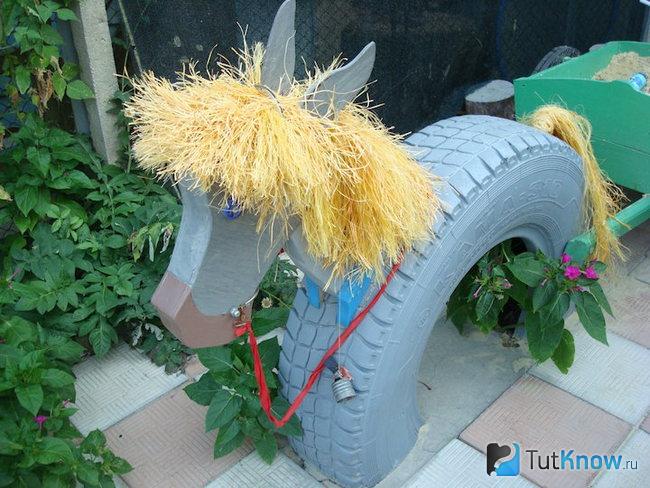 Фигурка ослика для дачи