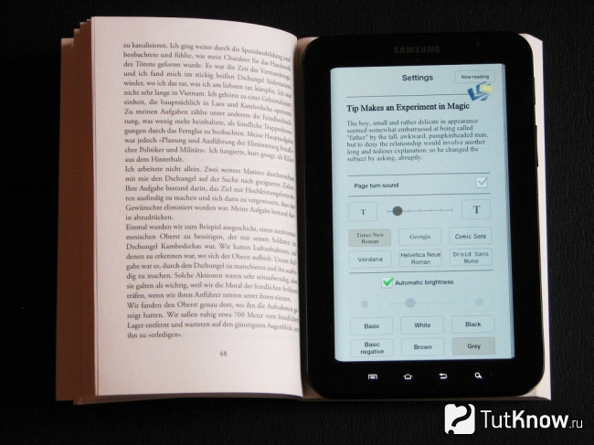 Дисплей электронной книги