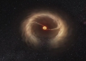 Радиотелескоп ALMA запечатлел рождение звезды в созвездии Волка + Видео