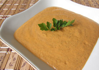 Овощной суп-пюре для сыроеда с зелёной гречкой
