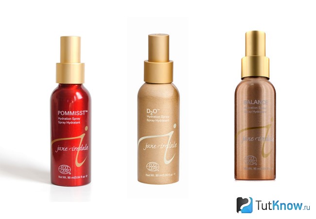 Увлажняющие спреи Jane Iredale Pommisst D2O Balance