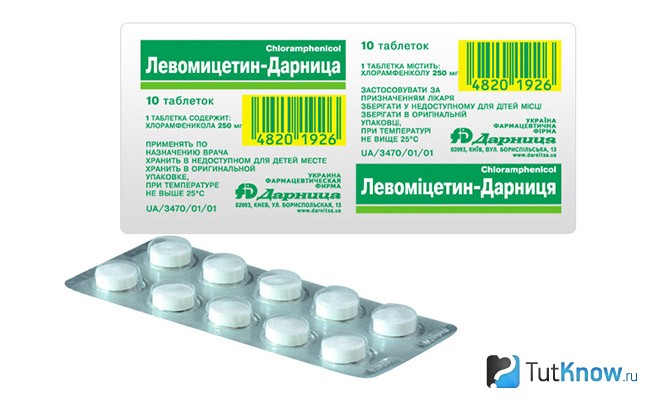 Левомицетин в таблетках от прыщей