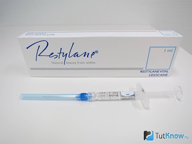 Restylane Vital пÑепаÑÐ°Ñ Ð´Ð»Ñ Ð¸Ð½ÑекÑии, гиалÑÑÐ¾Ð½Ð¾Ð²Ð°Ñ ÐºÐ¸ÑлоÑа