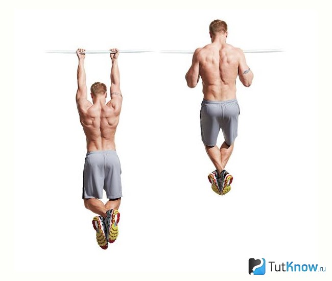 Подтягивание обратным хватом