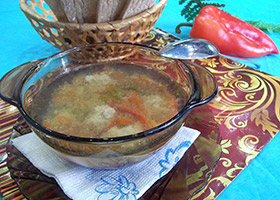 Суп с фрикадельками