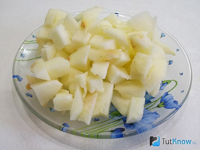 Яблочный штрудель из лаваша