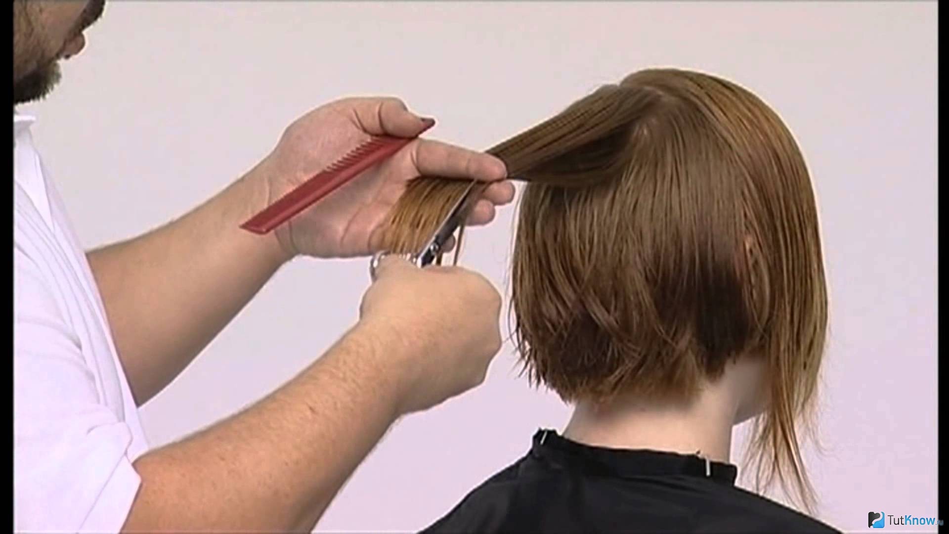 Как подстричь волосы наружу