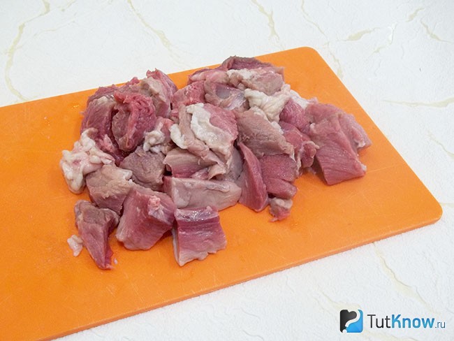 Нарезанное мясо