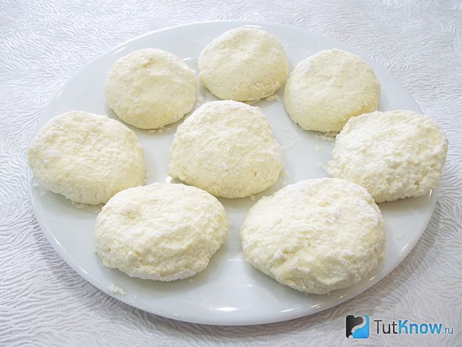 Сформированы сырники