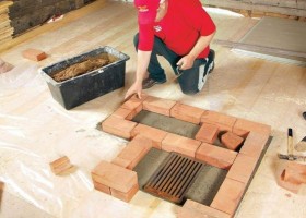 Фундамент под печь в бане: инструкция по монтажу