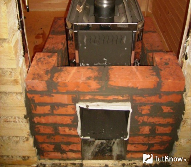 Кладка печи из кирпича
