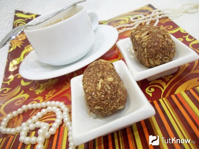Готовые козинаки из овсянки