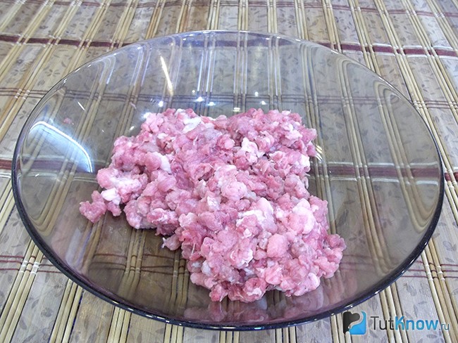 Мясо перекручено