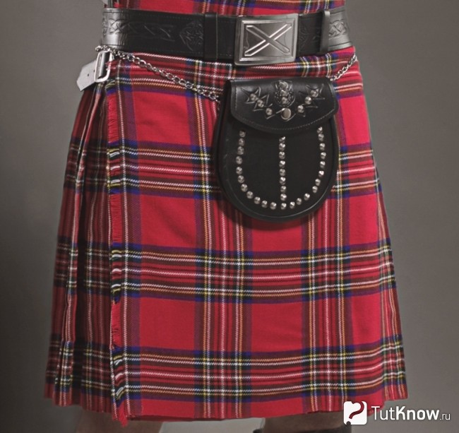 Шотландская юбка-килт
