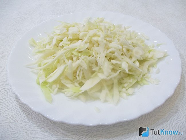 Капуста нашинкована