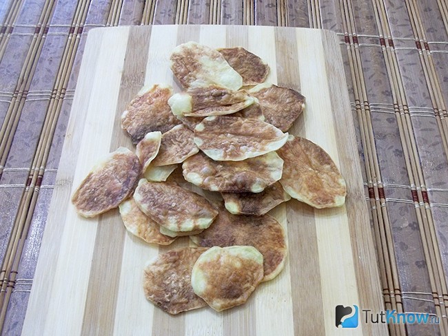 Готовые картофельные чипсы