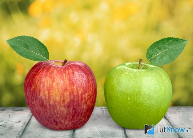 Яблоки как источник яблочной кислоты