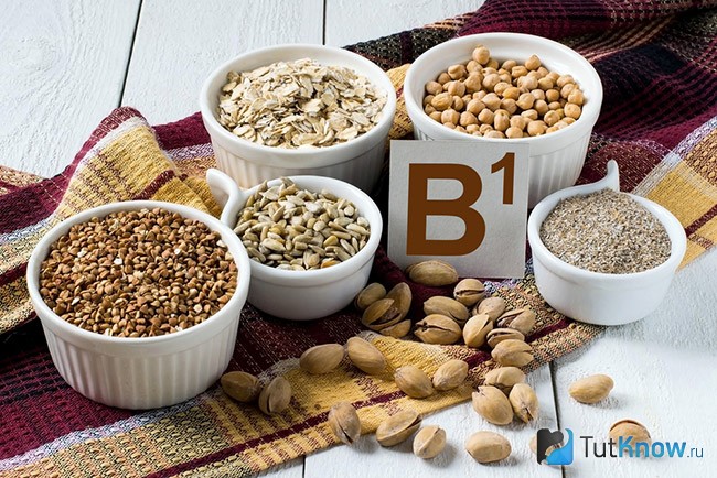 Продукты с витамином В1
