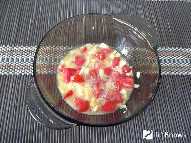 Продукты перемешаны