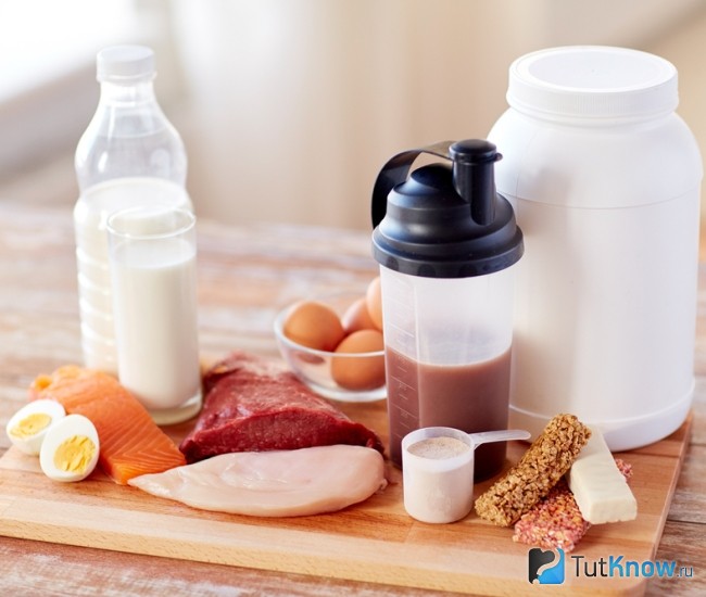 Содержащие белок продукты