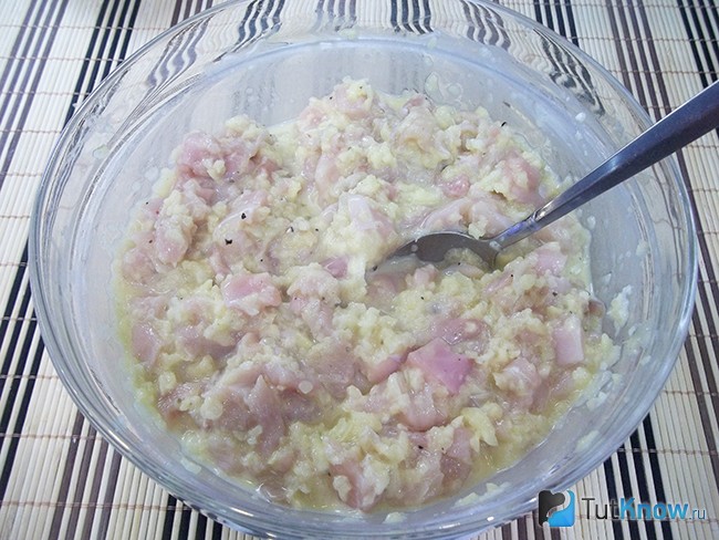 Фарш вымешан