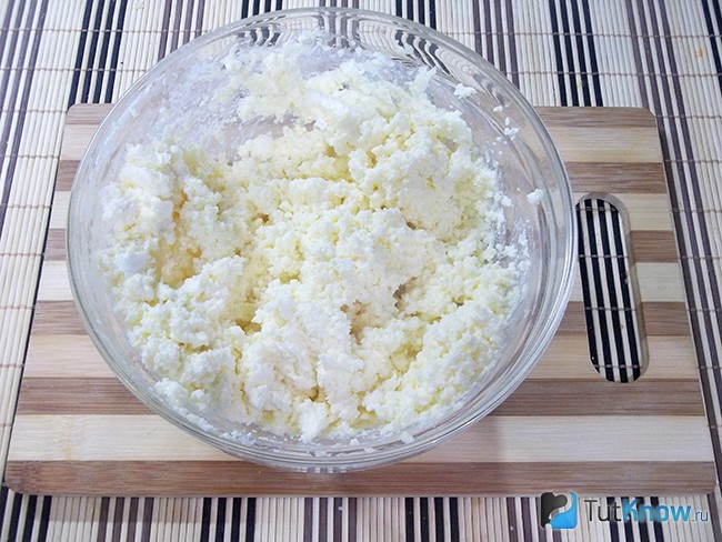 Продукты взбиты миксером