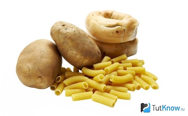 Картофель и мучные продукты