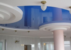 Комбинированный потолок: гипсокартон и натяжной