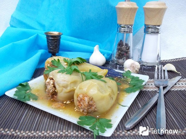 Готовый классический рецепт фаршированных перцев
