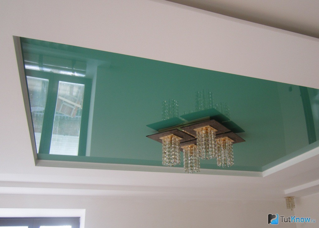 Короб из гипсокартона для натяжного потолка с подсветкой размеры