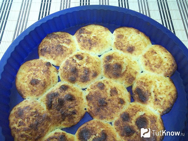 Лепешки запечены в духовке