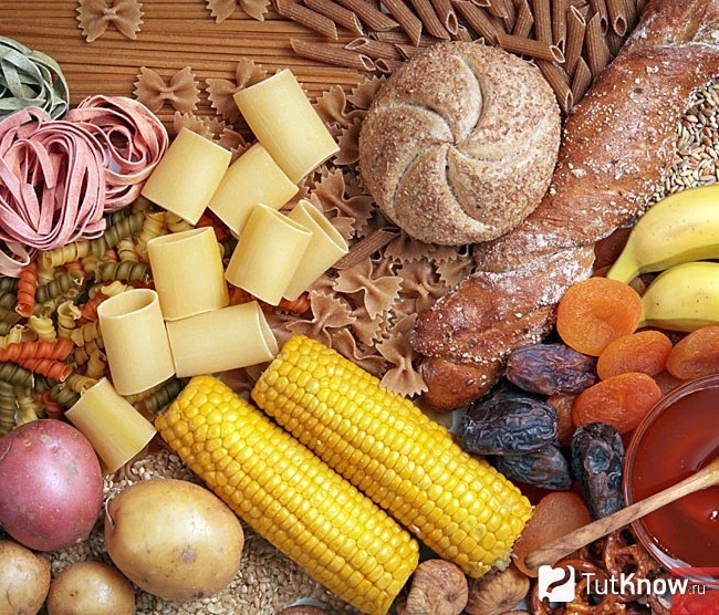 Продукты, содержащие углеводы