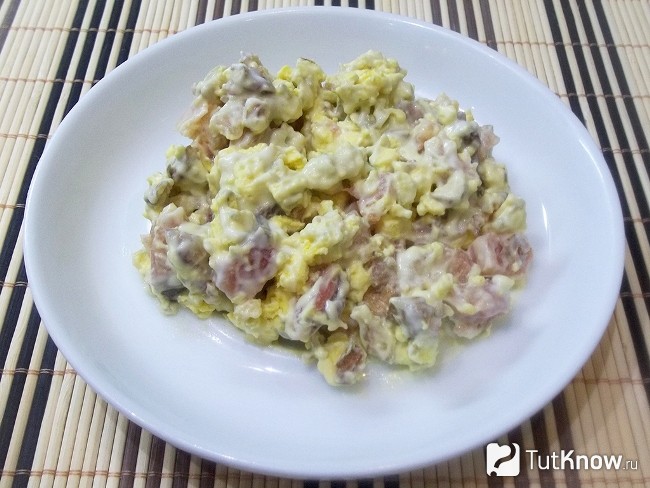 Продукты перемешаны