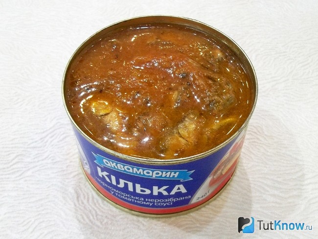 Консерва открыта
