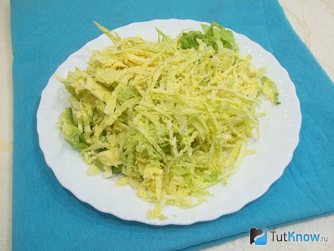Капуста нашинкована