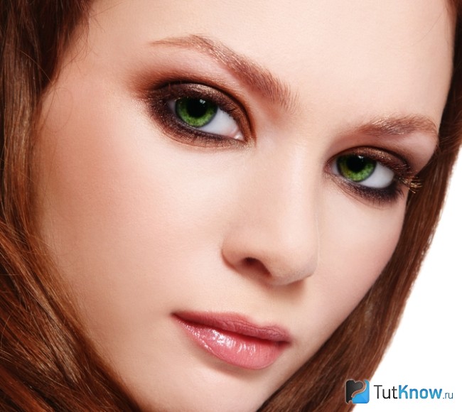 Макияж для девушки с глазами зеленого цвета