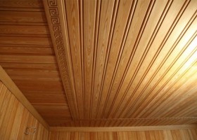 Деревянные обои: инструкция по монтажу на потолок