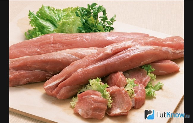 Сырое мясо коня