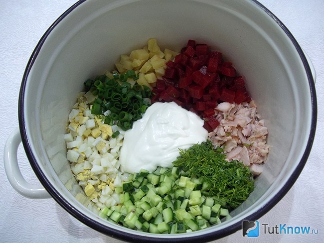 Продукты соединены вместе