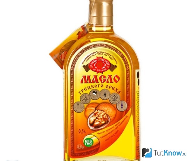 Производственное масло из грецких орехов