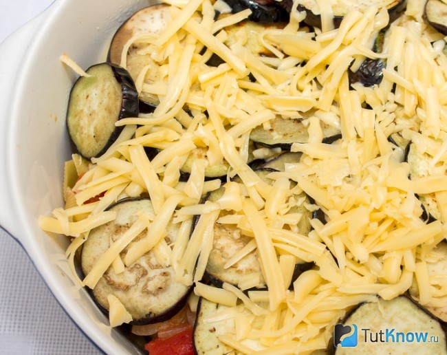 Баклажаны с сыром