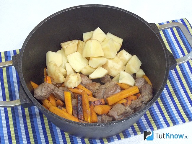 К мясу положен картофель