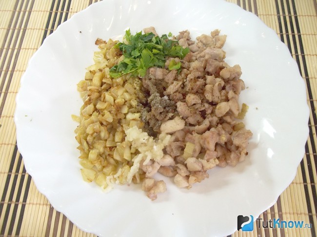 К продуктам добавлена зелень