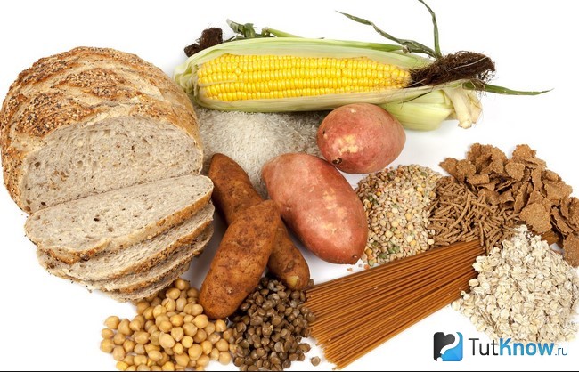 Продукты, содержащие медленные углеводы