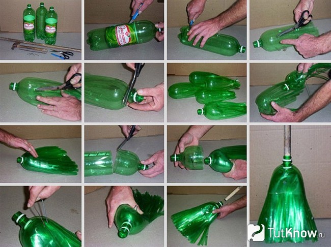 Сделать клубнику из пластиковых бутылок