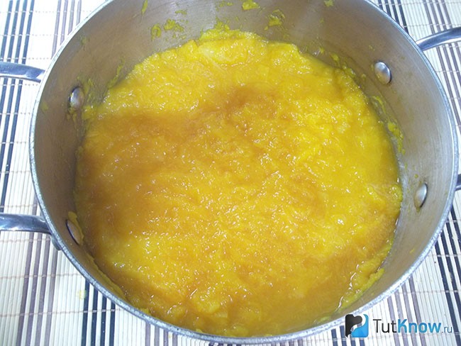 Тыква пюрирована